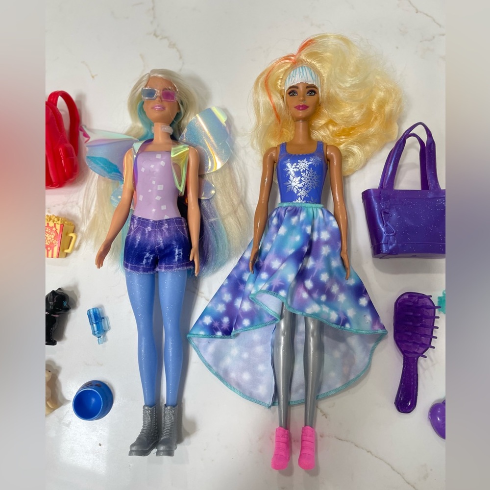 3 Barbie Dolls - brand new, just out of the boxes, 30 pieces all together